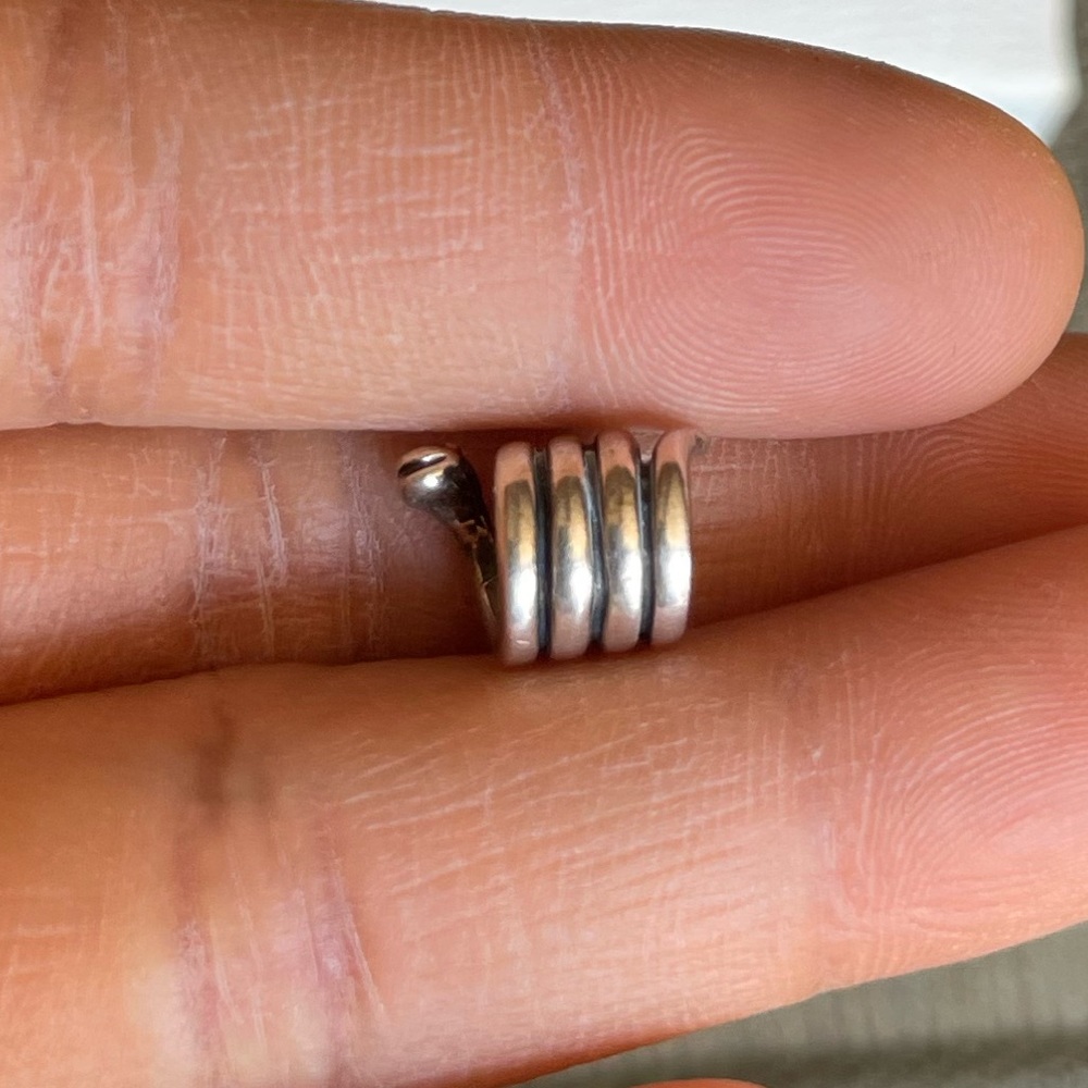 Retired Authentic Pandora Snake Charm Bracelet Euc - image 4